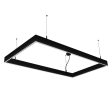 LED Linkable Office Pendant Light (Black White Silver) Eurotech - SPEND40-600-BLK, SPEND40-600-WH, S4090DEG-WH, S40STRT Sale