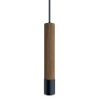 Aksel Pendant Light Natural Wood   Black For Sale