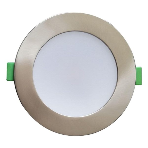 90mm LED Downlight 10w White+Satin Chrome CCT NOVADLUX01A CLA Lighting Cheap