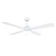 52  Tempo Plus AC Ceiling Fan White, Black, Chrome with Light 22279 XX Brilliant Lighting Hot on Sale