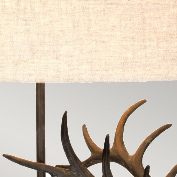 Angus Table Lamp Bronze Patina ELS.DL-ANGUS-TL Elstead Lighting Online now