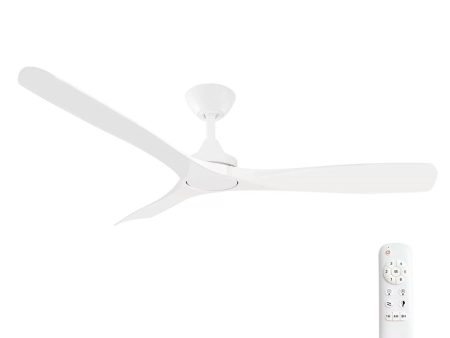 52  DC Spitfire Ceiling Fan Matte White White SPD52MWWH 360 innovations Online Sale