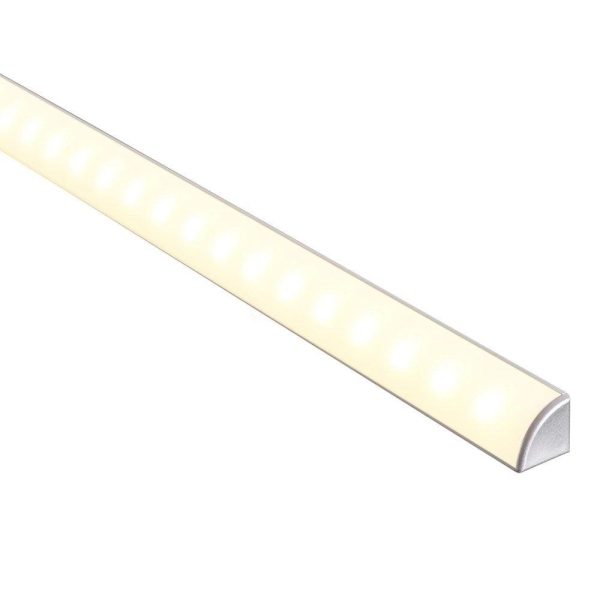 20mm x 20mm LED Corner Aluminium Profile in Silver HV9691-2020 Online