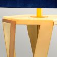 Apollo Table Lamp Brushed Brass and Navy Blue ELS.APOLLO-TL Elstead Lighting Sale