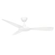 52  Mascot DC Ceiling Fan White, Black 22197 XX Brilliant Lighting For Discount