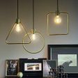 Abc Square Pendant Light Satin Brass For Cheap