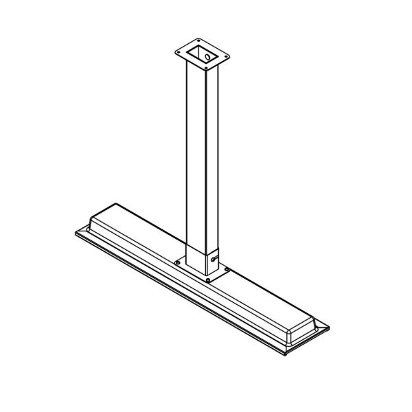 Acc. - Mounting Poles to suit Platinum Electric Heater - 600mm, 1200mm Online now