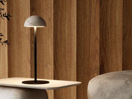 Dussa LED Table Lamp 5w White, Black, Travertine ARO.S1307 Aromas Del Campo Sale