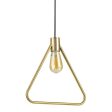 Abc Triangle Pendant Light Satin Brass Online Sale