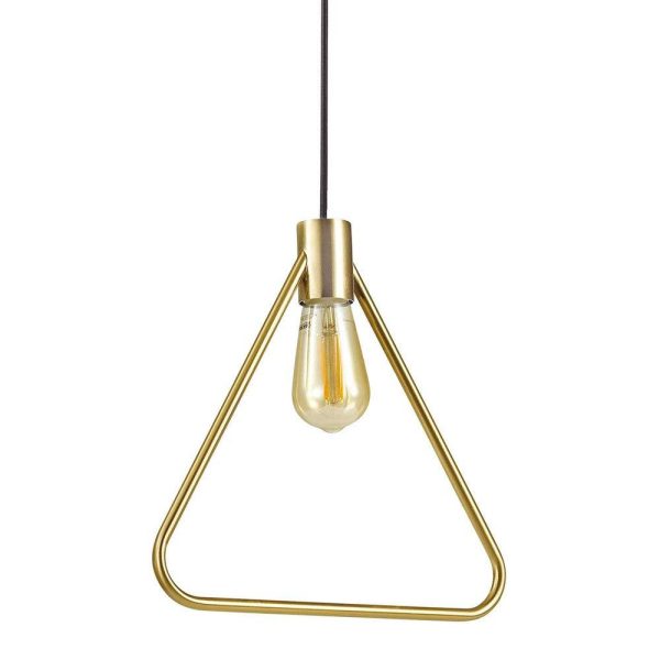 Abc Triangle Pendant Light Satin Brass Online Sale