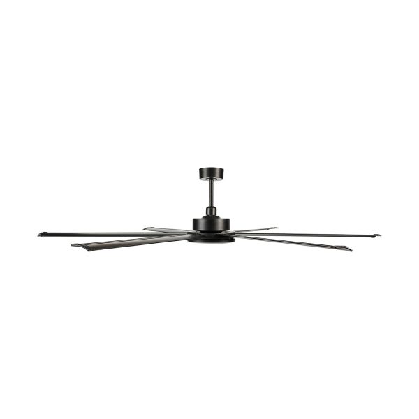 84  Colossus DC Ceiling Fan Black, Satin Nickel 22319 XX Brilliant Lighting Supply