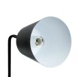 Amelia Sleek Illumination, Metal USB Table Lamp - Black, White, 400mm High, PL0205 Sale