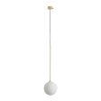 Ball LED Pendant Light 5w Matt Black, Matt Brass Discount