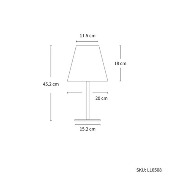 Amelia Solar & Battery Operated LED Table Lamp RGBW Outdoor or Indoor 452mm High, PL0214 Cheap