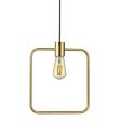 Abc Square Pendant Light Satin Brass For Cheap