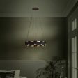 Altagracia LED Pendant Light 72w Black Gold Discount