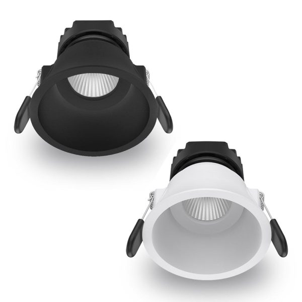 90mm LED Adjustable Downlight 10w Black, White CCT AT9029 ADJ TRI Atom Lighting Hot on Sale