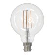 7.5w LED B22 G95 Globe Warm White 2700k, Daylight 5000k 205952, 205954 Dimmable Online Sale