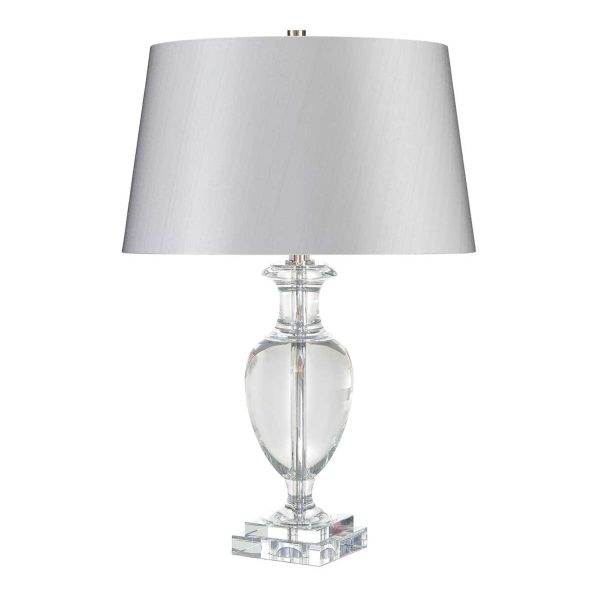 Antonia Table Lamp Clear Crystal Silver ELS.ANTONIA-TL Elstead Lighting Online Sale