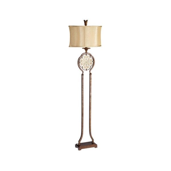 Marcella Floor Lamp E27 in British Bronze Oxidized Bronze Finish Elstead Lighting - ELS.FE-MARCELLA-FL For Discount