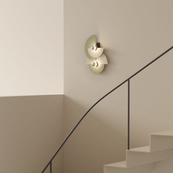 Abby Indoor Wall Light 2Lt in Matt Black, Matt Brass Online Hot Sale