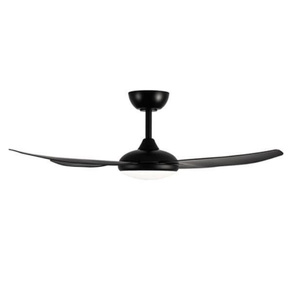 52″ (1320mm) Amari Smart DC Ceiling Fan with LED CCT Light in Black Sale