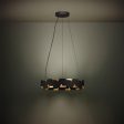 Altagracia LED Pendant Light 72w Black Gold Discount