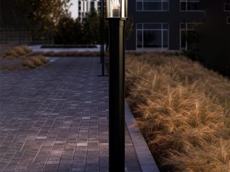 BL-400 Bollard Light in Black Clear, Black Frost Sale