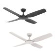 52  Viper DC Ceiling Fan Matt Black, Matt White MVDC134 Martec Lighting Online Sale