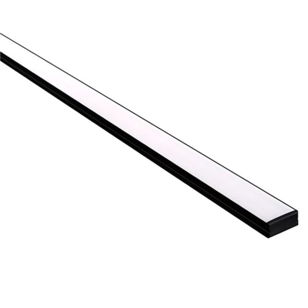 23mm x 10mm Shallow Square Aluminium LED Profile Black Havit Lighting - HV9693-2310-BLK Online