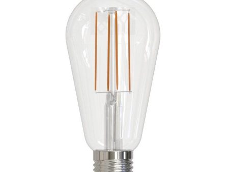 7.5w LED E27 ST64 Pear Globe Warm White 2700k, Daylight 5000k 205962, 205964 Dimmable Fashion