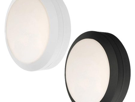 Kensley LED Round Bunker Light 20w White, Black Discount