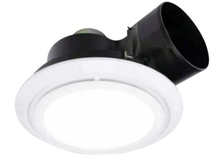 270m³ hr, 400m³ hr Talon LED CCT Exhaust Fan Round - White Hot on Sale