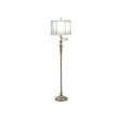 Arlington Swing Arm Floor Lamp E27 in Antique Nickel Burnished Brass Elstead Lighting - ELS.SF-ARLINGTON Online now