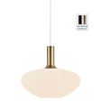 Alton 35 Pendant Light White, Smoke Glass Supply