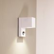 Atlas Sensor Outdoor Wall Light Black, White Hot on Sale