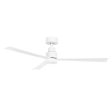 52  Joli DC Ceiling Fan White with Light 22196 05 Brilliant Lighting For Sale