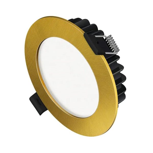 90mm LED Downlight 12w White, Black, Chrome, Brass CCT 550402X Vencha Lighting Sale