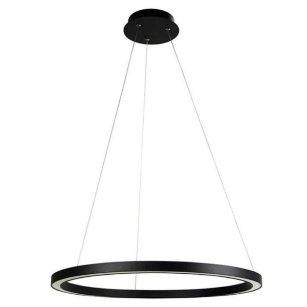 Modern Ring LED Pendant Light CCT in Matt Black or Matt White Cheap