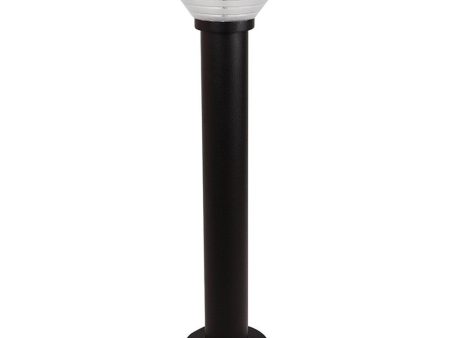 021 Series LED Solar Bollard Light in Black Hot on Sale