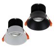 90mm Deep-13 LED Downlight 13w Black, White CCT 21731, 21732 Domus Lighting For Sale