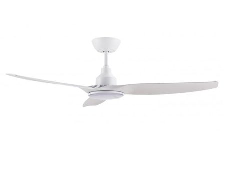 52  Skyfan Class II DC Ceiling Fan White with Light SKY1303WHC2-L Ventair Hot on Sale