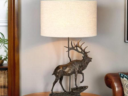 Angus Table Lamp Bronze Patina ELS.DL-ANGUS-TL Elstead Lighting Online now