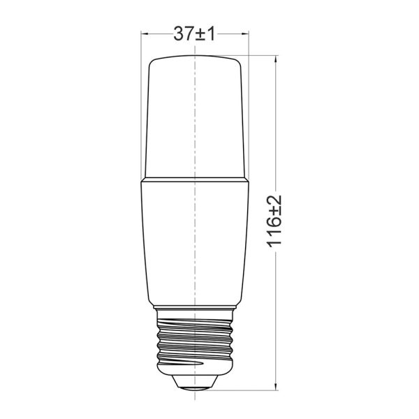 9w LED E27 T40 Stick Globe Warm White 3000k, Daylight 5000k LT4012V1-2 Online Hot Sale