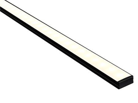 23mm x 10mm Shallow Square Aluminium LED Profile Black Havit Lighting - HV9693-2310-BLK Online