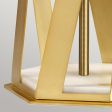 Apollo Table Lamp Brushed Brass and Navy Blue ELS.APOLLO-TL Elstead Lighting Sale