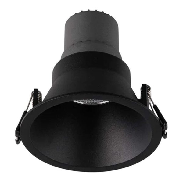 92mm Ripple Effect Shield LED Downlight 9w Black, White 3k S9011Ww SFI SAL Lighting For Cheap