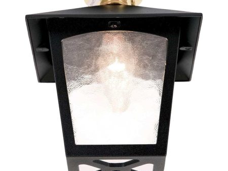 York Flush Porch Lantern Black Hot on Sale