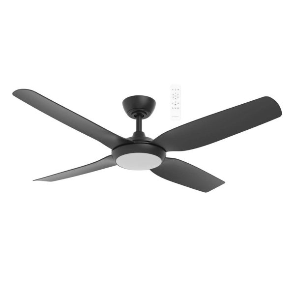 52  Viper DC Ceiling Fan Matt Black, Matt White with Light MVDC1343 Martec Lighting Online Hot Sale