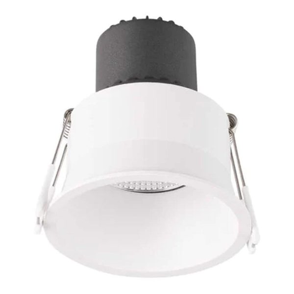 76mm Ripple Effect Shield LED Downlight 9w Black, White 3k S9008Ww SFI, S9009Ww SFI SAL Lighting Cheap